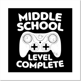 Middle School Level Complete Tshirt Class Of 2020 Gift Posters and Art